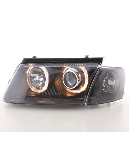 Faro Angel Eyes VW Passat tipo 3B 97-00 nero