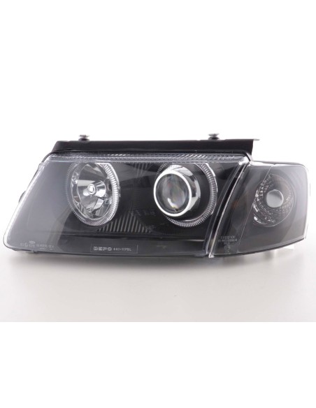 Faro Angel Eyes VW Passat tipo 3B 97-00 nero