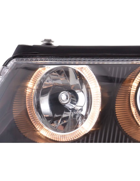 Faro Angel Eyes VW Passat tipo 3B 97-00 nero