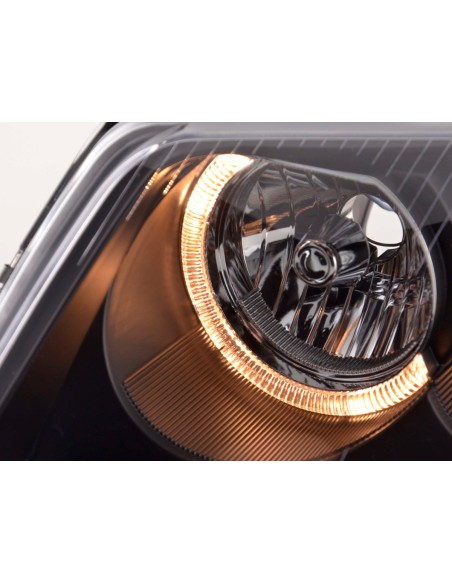Faro Angel Eyes VW Passat tipo 3BG 00-05 nero