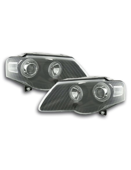 Faro Angel Eyes VW Passat tipo 3C 05- nero