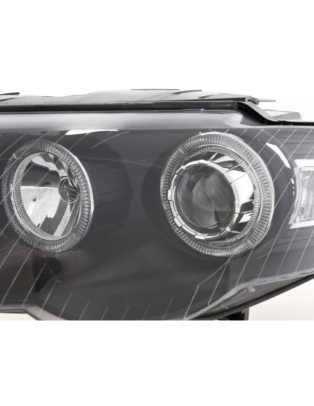 Faro Angel Eyes VW Passat tipo 3C 05- nero