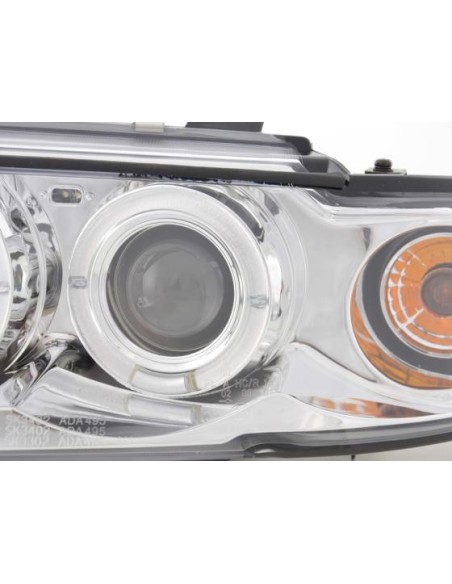 Set di fari Audi A4 tipo B5 95-99 cromato