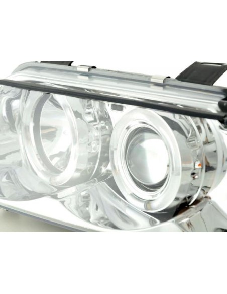 Set di fari Audi A4 tipo B5 99-01 cromato