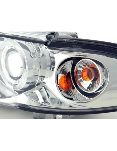 Set di fari Audi A4 tipo B5 99-01 cromato