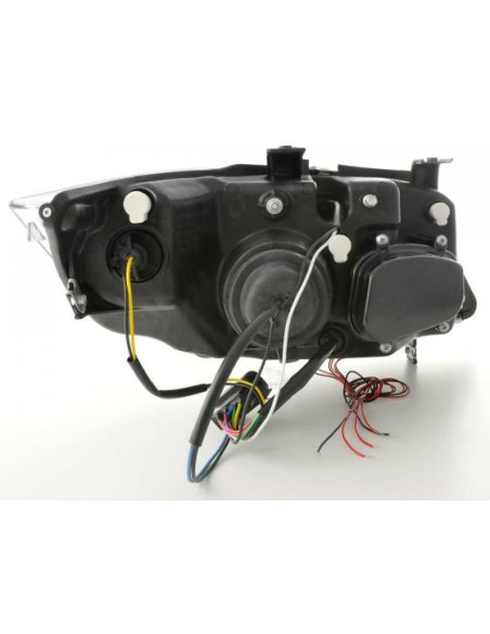 Set di fari BMW Serie 3 tipo E90 / E91 05-08 cromato
