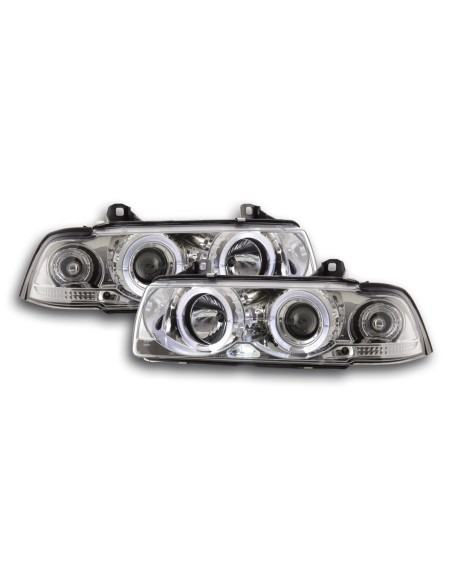 Set faro BMW Serie 3 Coupé tipo E36 92-98 cromato