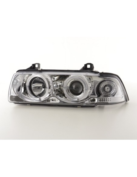 Set faro BMW Serie 3 Coupé tipo E36 92-98 cromato