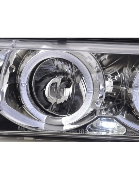 Set faro BMW Serie 3 Coupé tipo E36 92-98 cromato