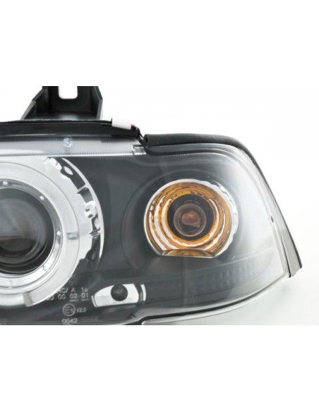 Set di fari per BMW Serie 3 Coupe tipo E36 92-98 nero