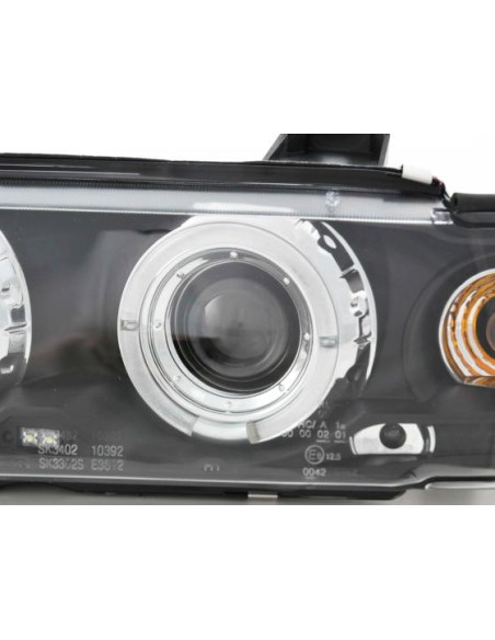 Set di fari per BMW Serie 3 Coupe tipo E36 92-98 nero