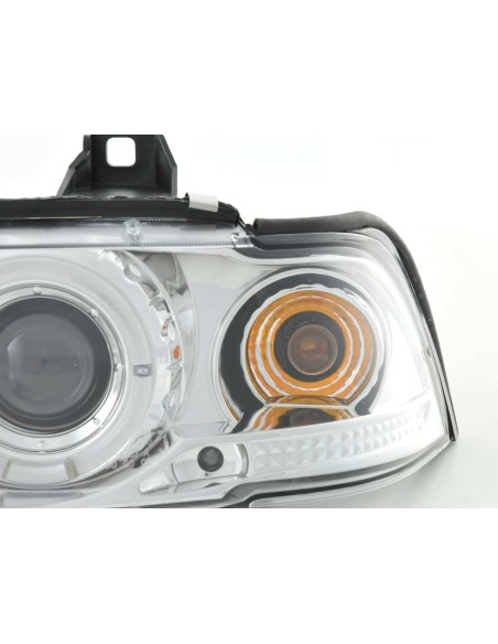 Set faro BMW Serie 3 Limo tipo E36 92-98 cromato