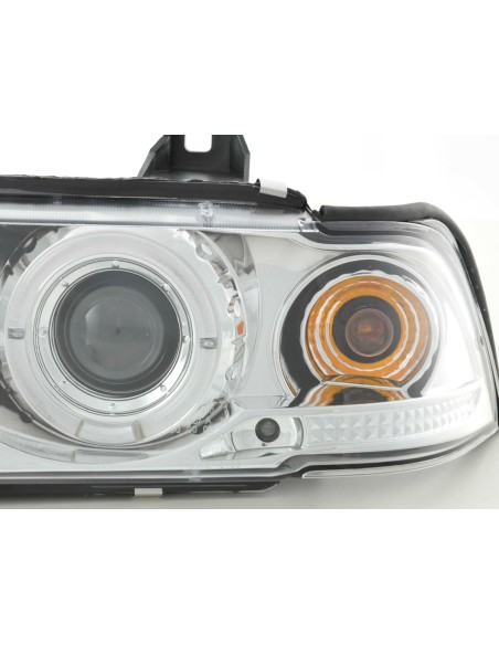 Set faro BMW Serie 3 Limo tipo E36 92-98 cromato