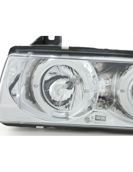 Set faro BMW Serie 3 Limo tipo E36 92-98 cromato