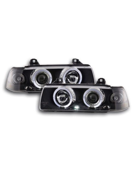 Set fari BMW Serie 3 Limo tipo E36 92-98 nero