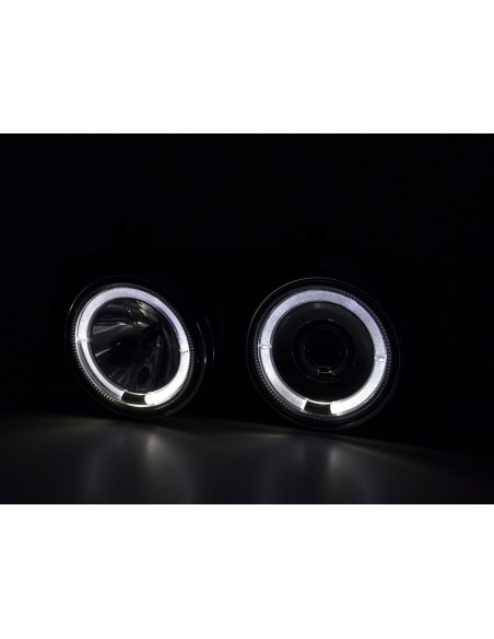 Set faro BMW serie 5 tipo E34 88-94 cromato