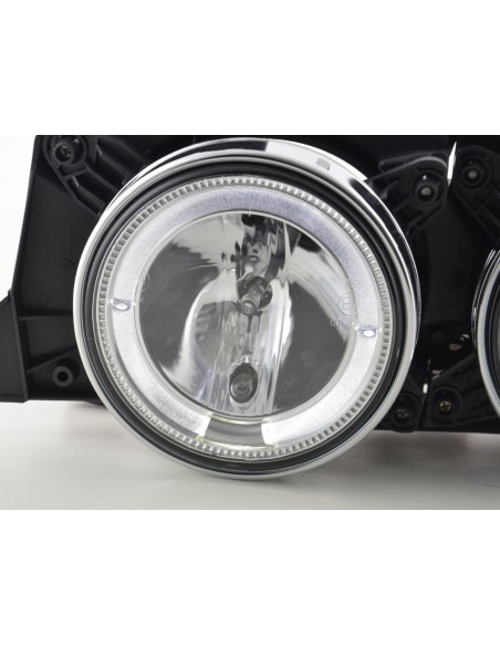 Set faro BMW serie 5 tipo E34 88-94 cromato