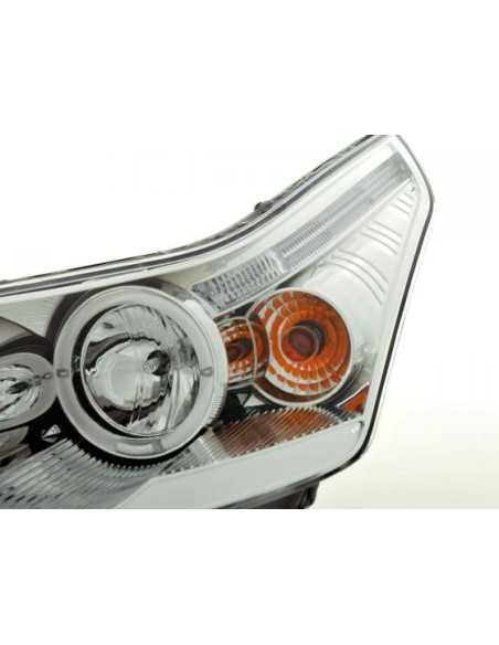 Set faro Citroen C4 3 porte / 5 porte. Tipo L 04- cromato