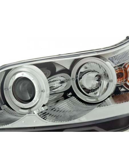 Set faro Citroen C4 3 porte / 5 porte. Tipo L 04- cromato