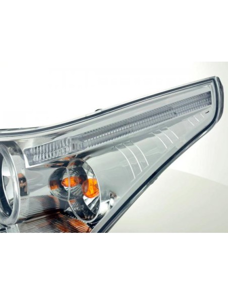 Set faro Citroen C4 3 porte / 5 porte. Tipo L 04- cromato