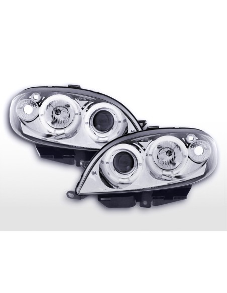 Set faro Citroen Saxo 00-02 cromato