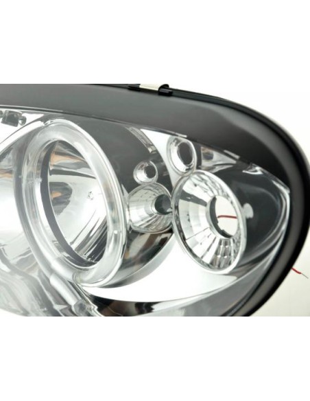 Set faro Citroen Saxo 00-02 cromato