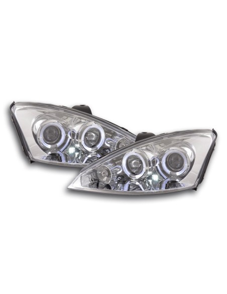 Set faro Ford Focus 98-01 cromato