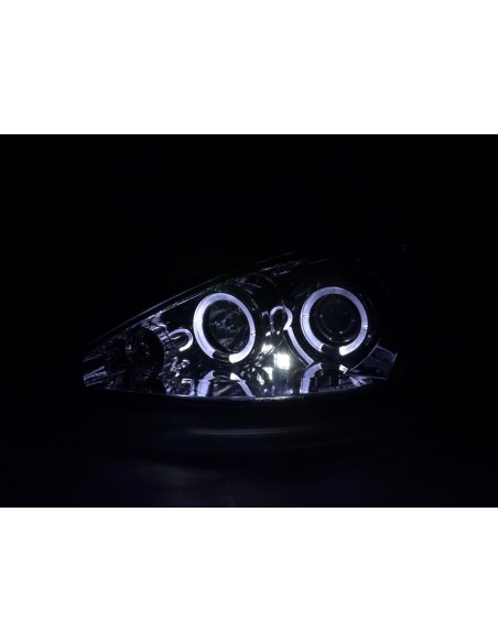 Set faro Ford Focus 98-01 cromato