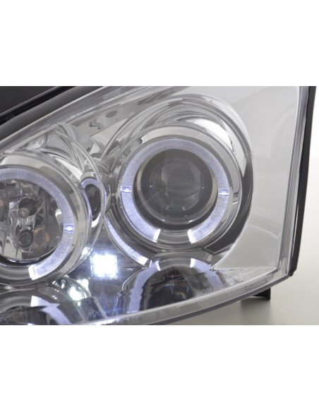 Set faro Ford Focus 98-01 cromato