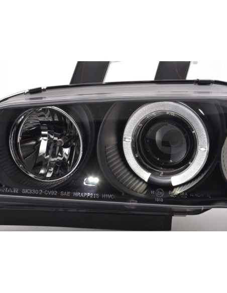 Set fari Honda Civic 4 porte. 92-95 nero