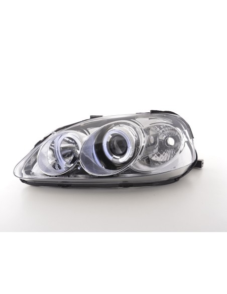Set faro Honda Civic Coupe / Civic 2/3/4 porte. 99-00 cromato