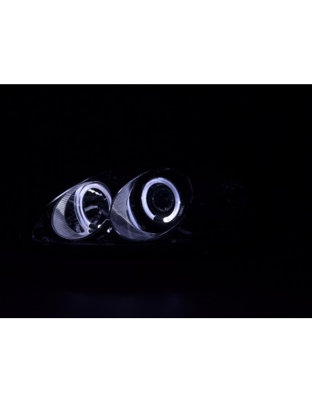 Set faro Honda Civic Coupe / Civic 2/3/4 porte. 99-00 cromato
