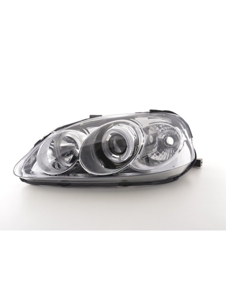 Set faro Honda Civic Coupe / Civic 2/3/4 porte. 99-00 cromato