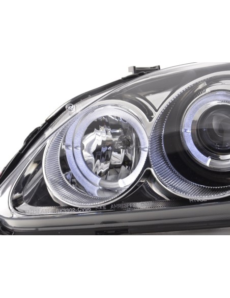 Set faro Honda Civic Coupe / Civic 2/3/4 porte. 99-00 cromato