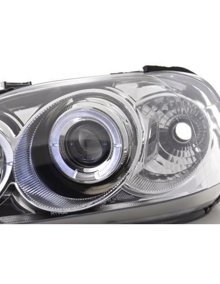Set faro Honda Civic Coupe / Civic 2/3/4 porte. 99-00 cromato