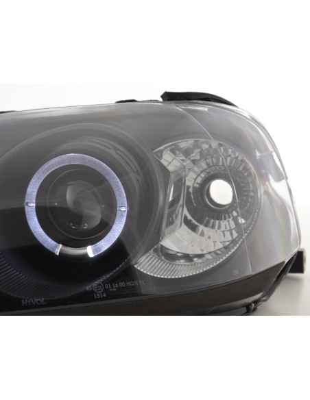 Set faro Honda Civic Coupe / Civic 4 porte. 99-00 nero