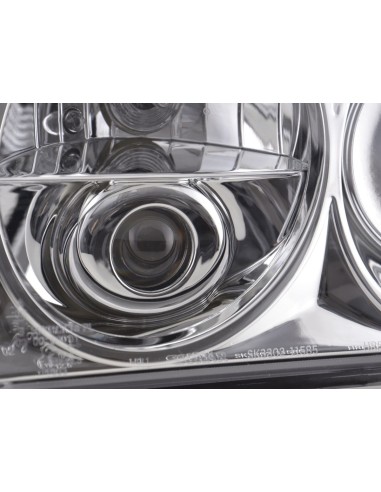 Set fari Mercedes Classe E tipo W124 85-93 cromato