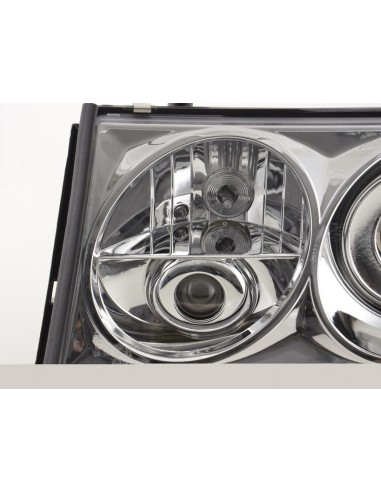 Set fari Mercedes Classe E tipo W124 85-93 cromato