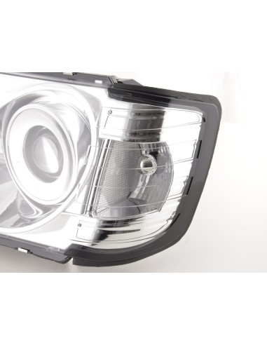 Set fari Mercedes Classe E tipo W124 85-93 cromato