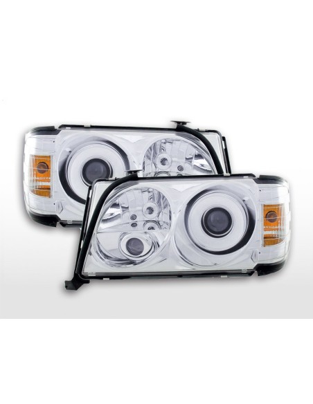 Set fari Mercedes Classe E tipo W124 94-96 cromato