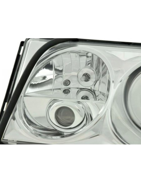 Set fari Mercedes Classe E tipo W124 94-96 cromato