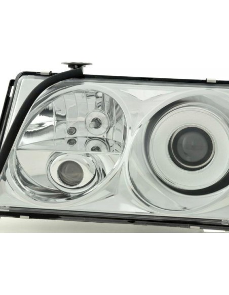 Set fari Mercedes Classe E tipo W124 94-96 cromato