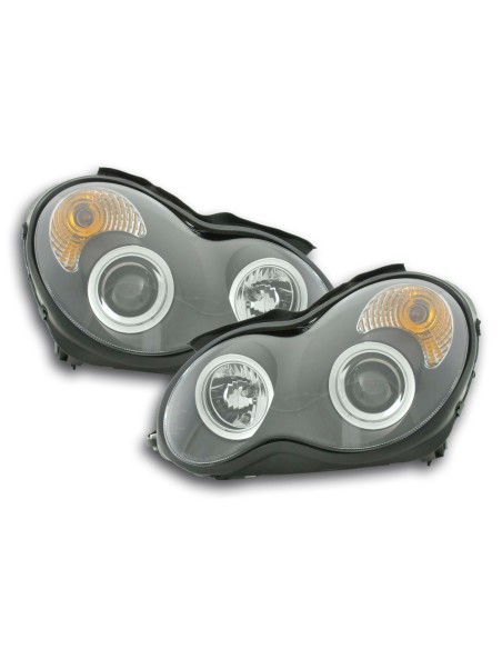 Set faro Mercedes Classe C tipo W203 00-07 nero