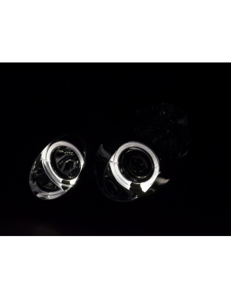 Set fari Mercedes Classe C tipo W203 00-07 cromato