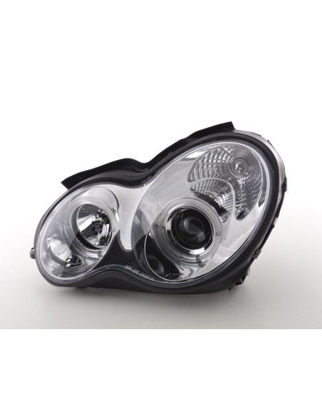 Set fari Mercedes Classe C tipo W203 00-07 cromato