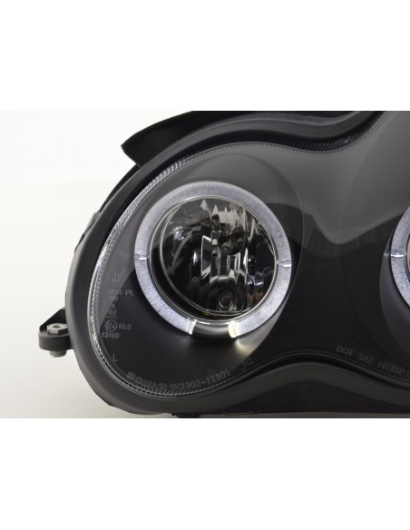 Set faro Mercedes Classe C tipo W203 00-07 nero