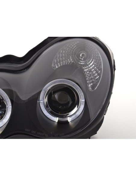 Set faro Mercedes Classe C tipo W203 00-07 nero