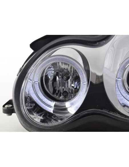 Set fari Mercedes Classe C tipo W203 00-07 cromato