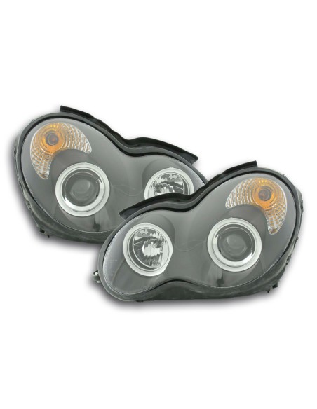 Set faro Mercedes Classe C tipo W203 00-07 nero