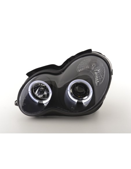 Kit fari Mercedes Classe C tipo W203 00-07 nero per guida a destra